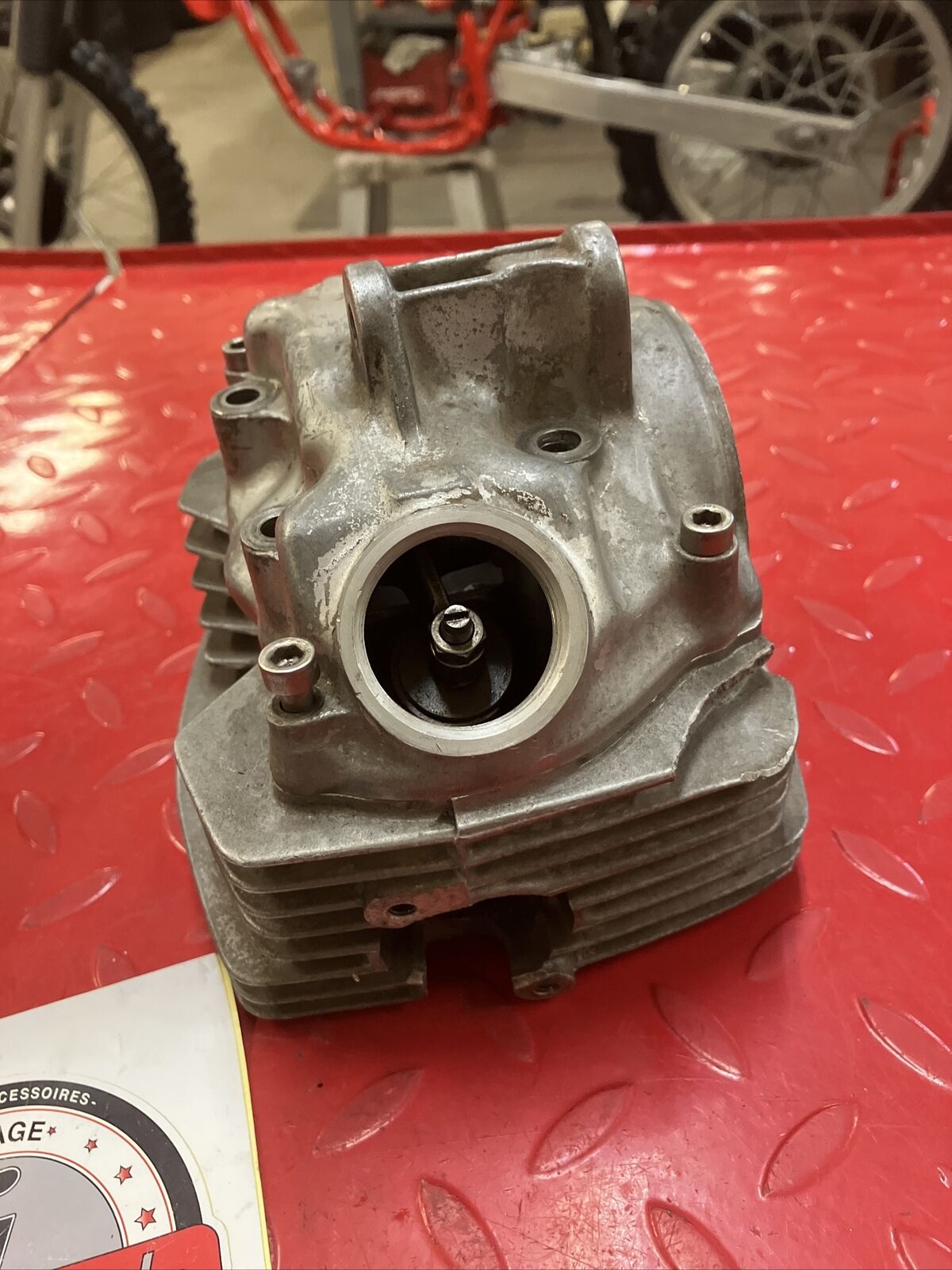 Honda XL100 1977 cylinder head valve cover rocker 1976 1978