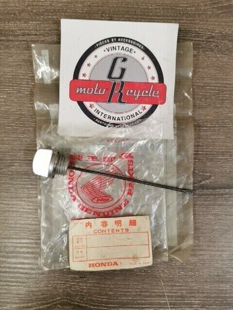 NOS HONDA C100 C102 C105 C105T CA102 CA105T GAUGE OIL 15650-001-020 H95