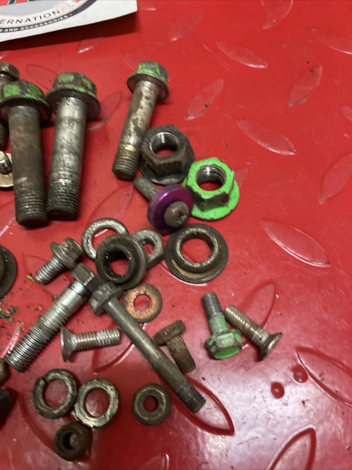 Kawasaki KDX80 1987 Frame plastic hardware bolt nut lot