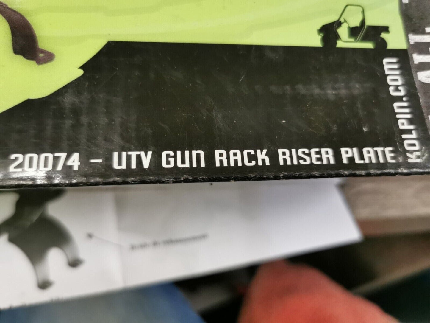 NOS KOLPIN YAMAHA RHINO 2004 - 2007 POLARIS UTV Gun Rack Adaptor Mount 20074 J38