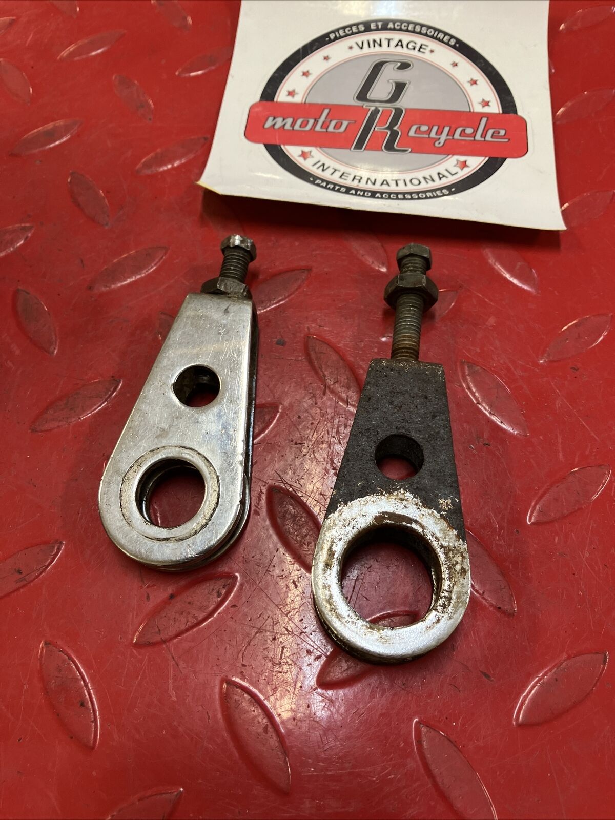 Yamaha RD400 1977 Drive chain tensioner puller 12R-25389-00-00 2