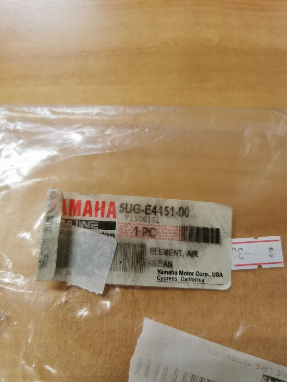NOS YAMAHA AIR FILTER 5UG-E4451-00-00 Y39