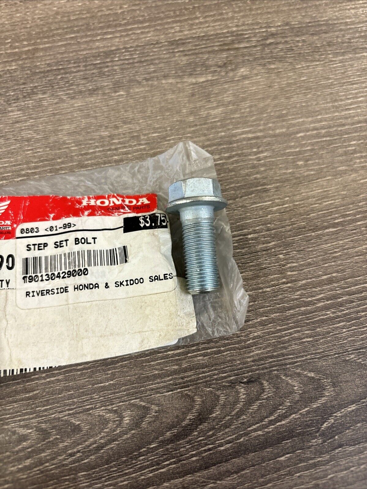 NOS Honda XL250R XL500 R S XR250R XR500 R STEP SET BOLT 90130-429-000 H131