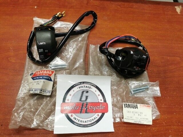 NOS Yamaha HANDLE SWITCH 584-83963-00-00 & 584-83973-01-00 SUB 1H7-83973-10 Y115