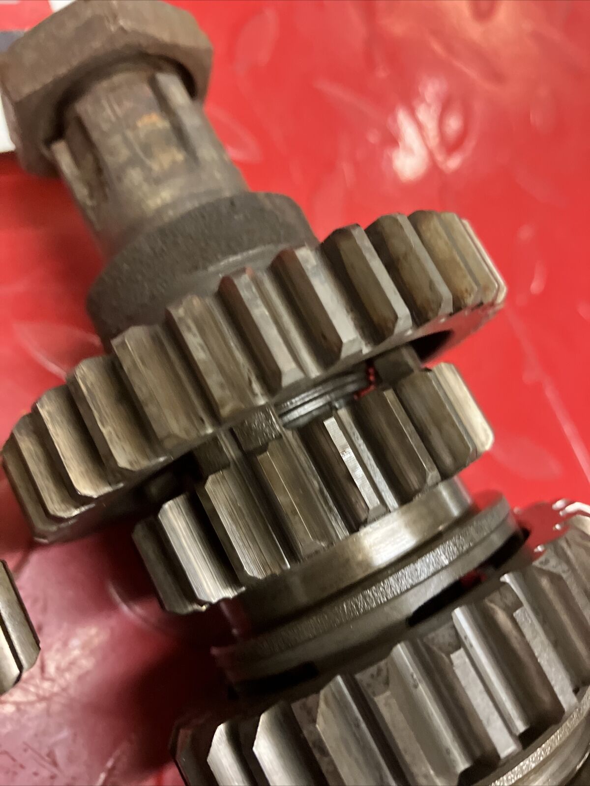 Yamaha DT250 1977 transmission mainshaft countershaft shaft gear DT400 1978 2