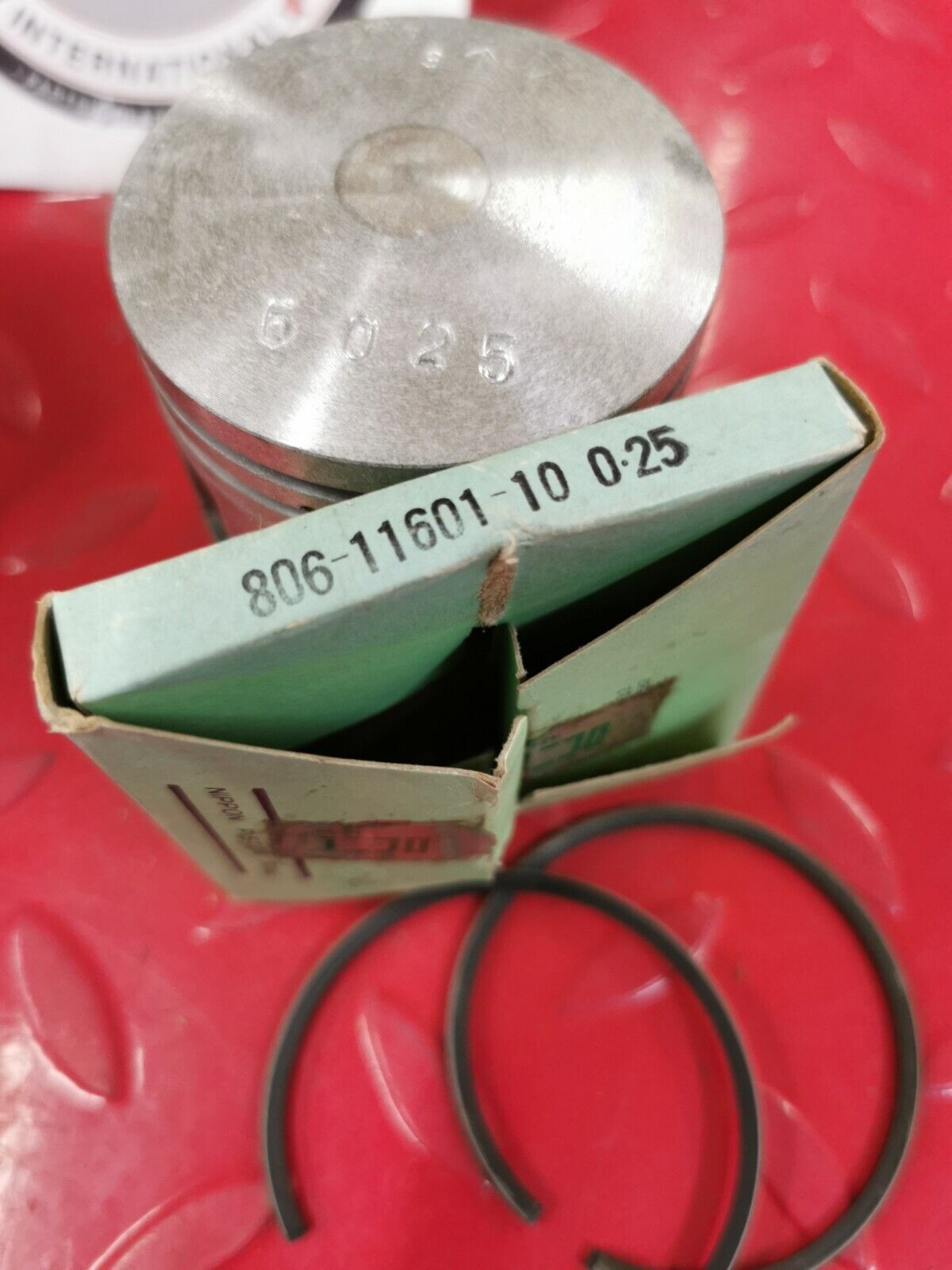 NOS YAMAHA SL338 1969 - 1973   Piston O/S .25  AND RING SET  806-11635-00 Y50