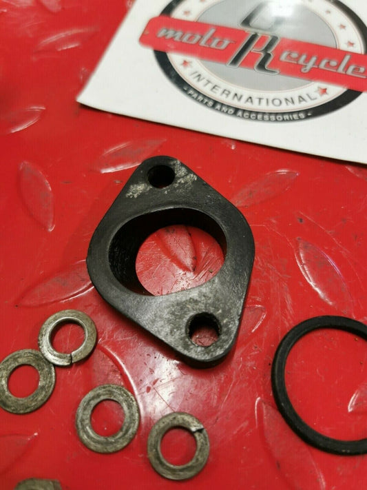 Suzuki TC125 1974 intake manifold carburetor insulator joint 1975 T