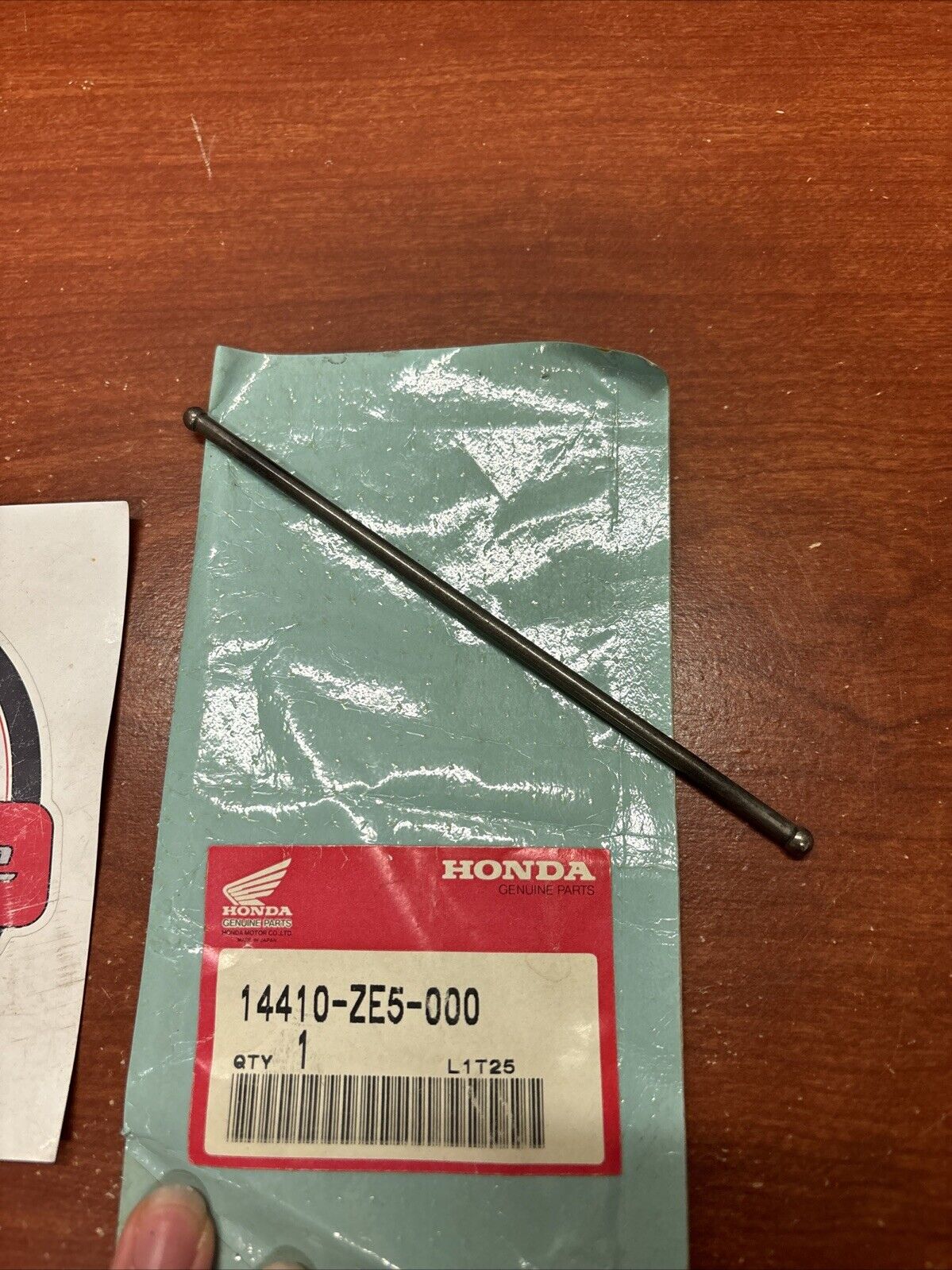 NOS Honda HRS21 HRM21 PUSH ROD 14410-ZE5-000 H184