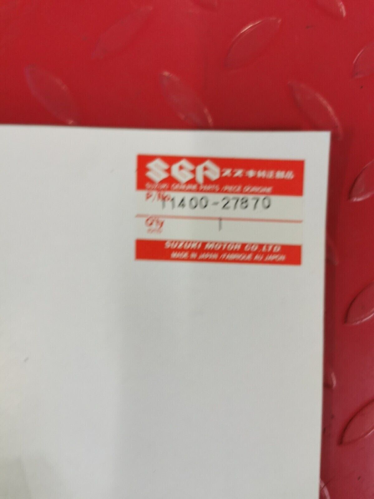 NOS SUZUKI RM125 89 90 91 INCOMPLETE GASKET SET Superseded by 11400-27877 S14