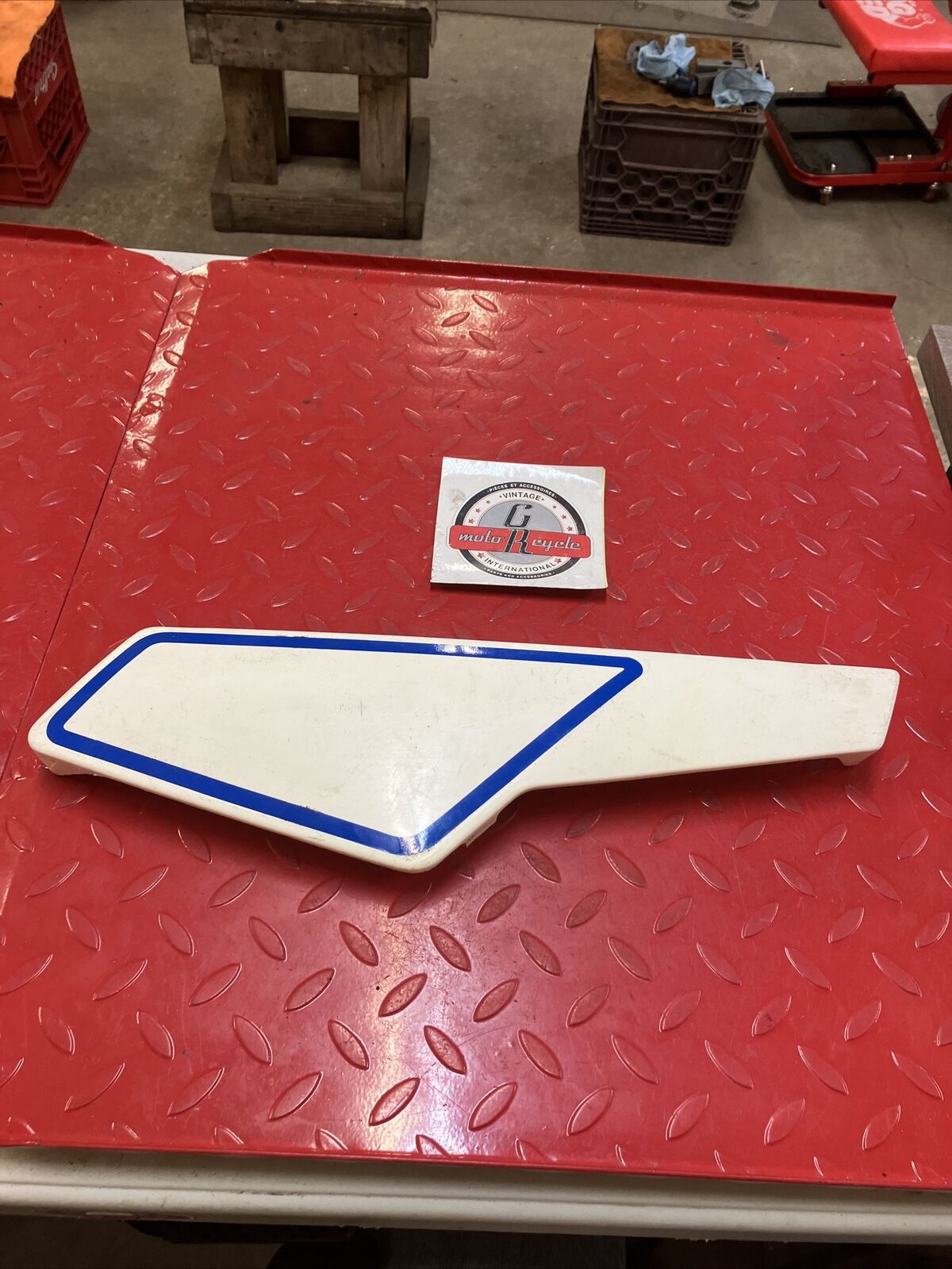 Yamaha DT50 Right side cover panel 2