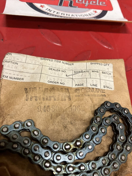 NOS YAMAHA CHAIN (DID25 62L) 94580-25062-00 Y66