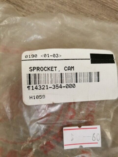 NOS HONDA CB200 CB200T CB350F 1972 - 1976 SPROCKET CAM 14321-354-000 H92