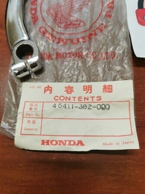 NOS Honda XL175 K0 K1 FRONT BRAKE ARM 45411-362-000 H84