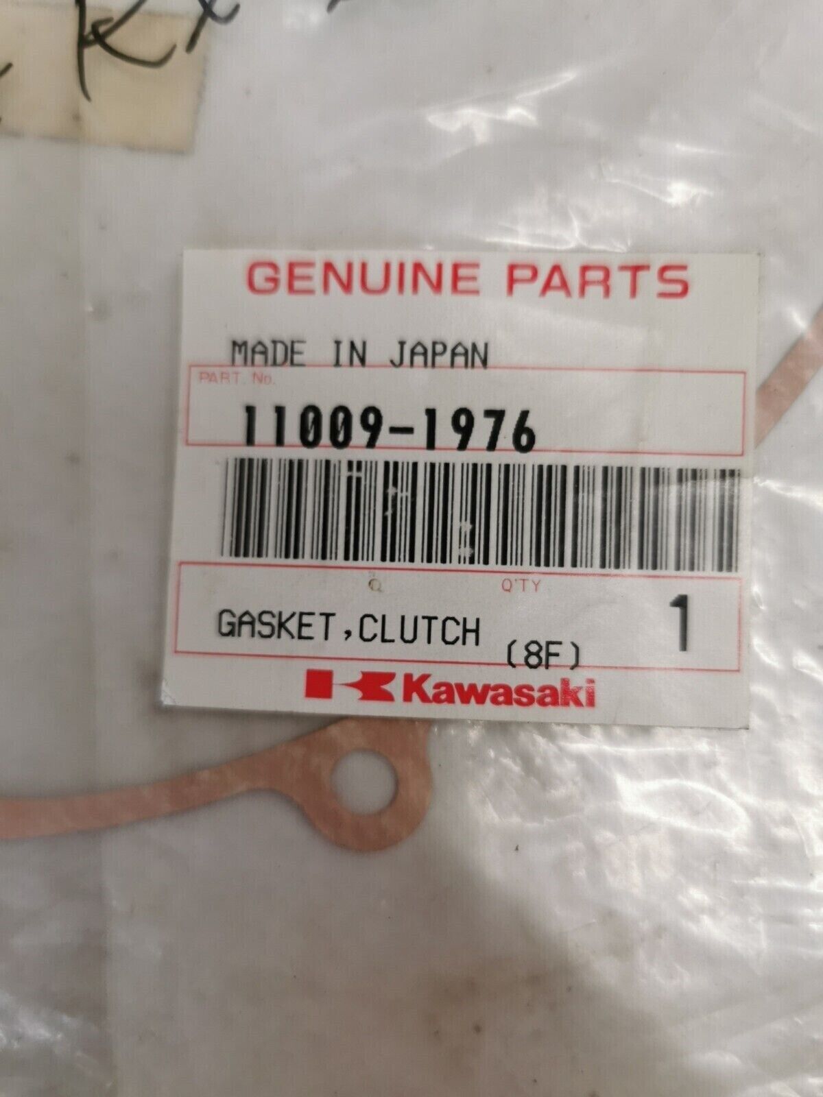 NOS KAWASAKI KX60 KX80 1981 - 2003 CLUTCH COVER GASKET 11009-1976 K31
