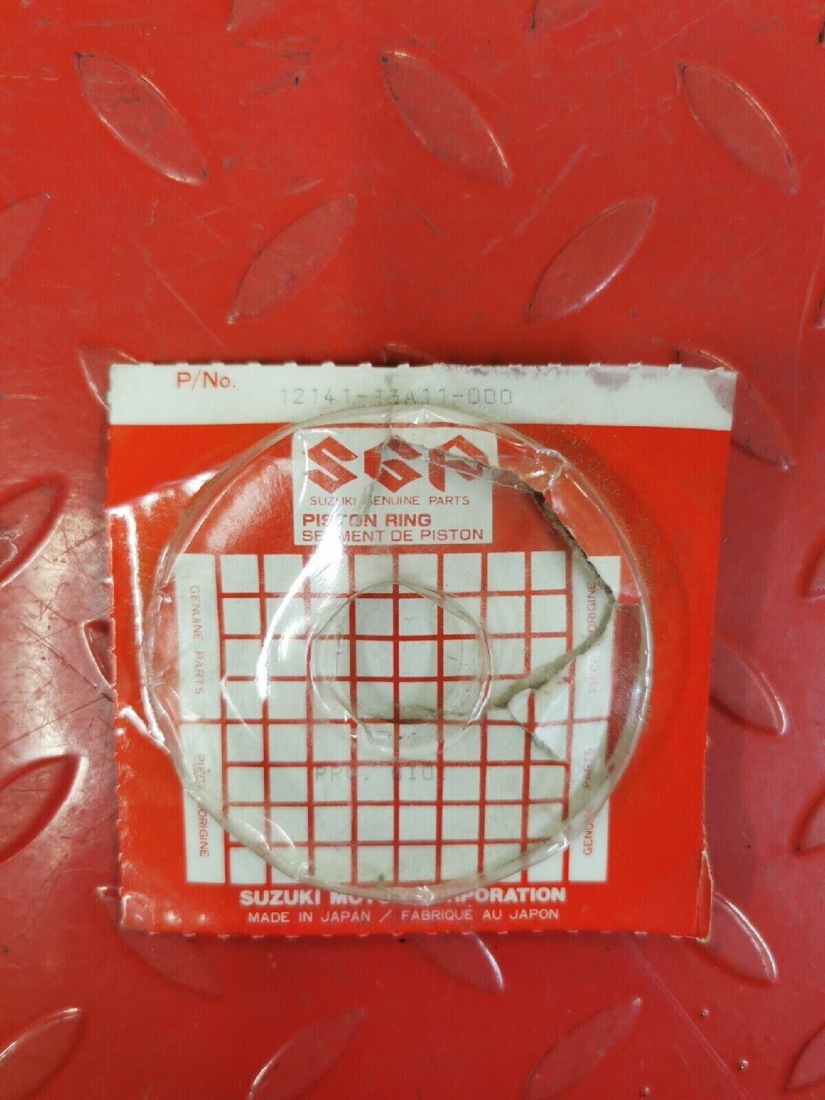 NOS SUZUKI RM250 1982 1983 1984 1985 PISTON RING 12141-13A11 12141-13A11-000 S11