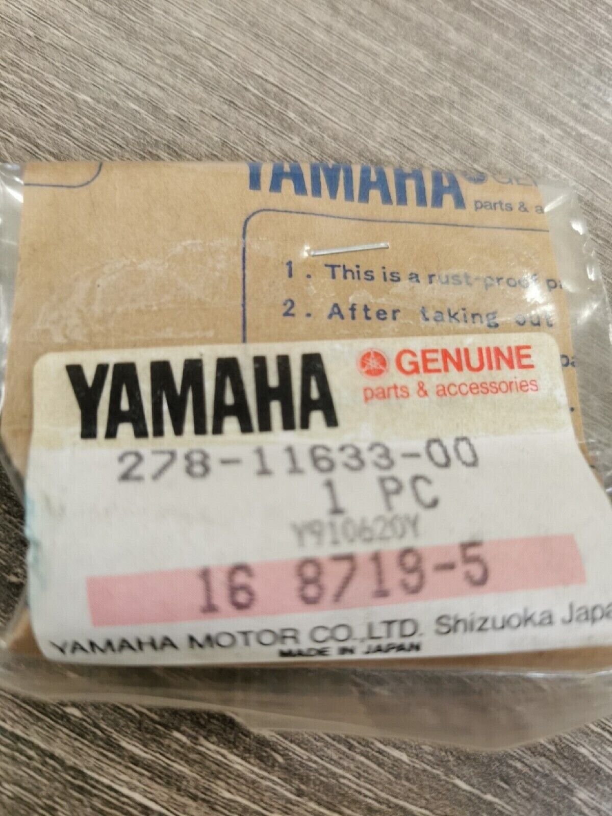 NOS YAMAHA TZ350 RD400 1976 - 2008 PIN PISTON  Superseded by 4L0-11633-00-00 Y51