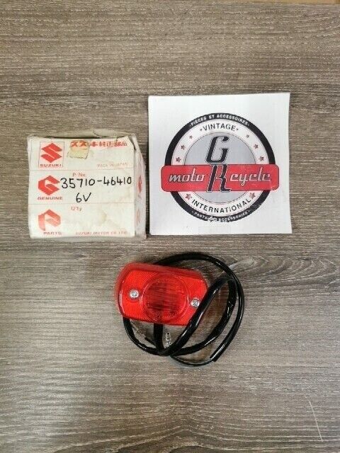 NOS SUZUKI DR370 DS100 DS125 LAMP ASSEMBLY REAR COMBINATION 35710-46410 S49