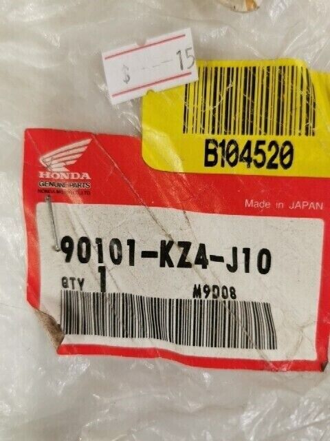 NOS HONDA ATV 2003 - 2023 CR125 1999 - 1997 BOLT FLANGE 10X11 90101-KZ4-J10 H101
