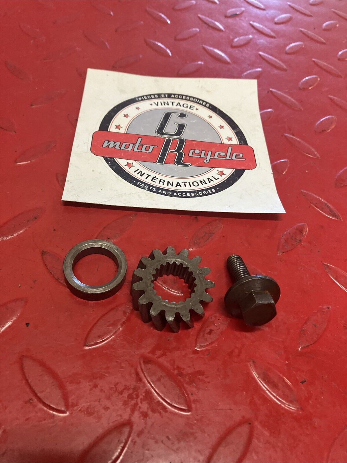Honda MT125 1975 Crankshaft primary drive gear 1974 1976