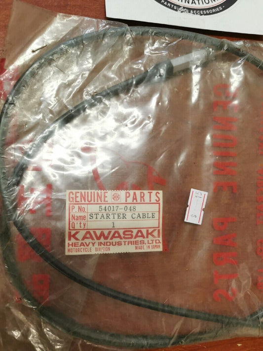 NOS Kawasaki 1973 - 1975 F11 STARTER CABLE 54017-048 K22