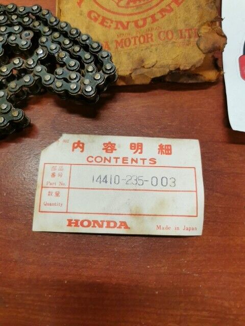 NOS Honda CA175K CB175K CD175 CL175 SL175 GL175 CAM CHAIN 14410-235-003 H86