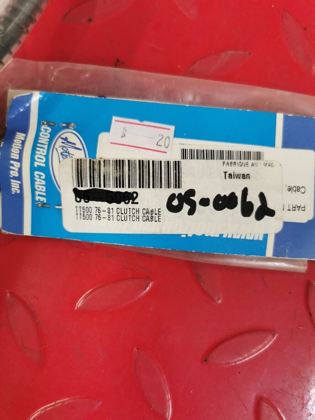 NOS MOTION PRO YAMAHA  TT500 1976 - 1981 CLUTCH CABLE  05-0062 J16