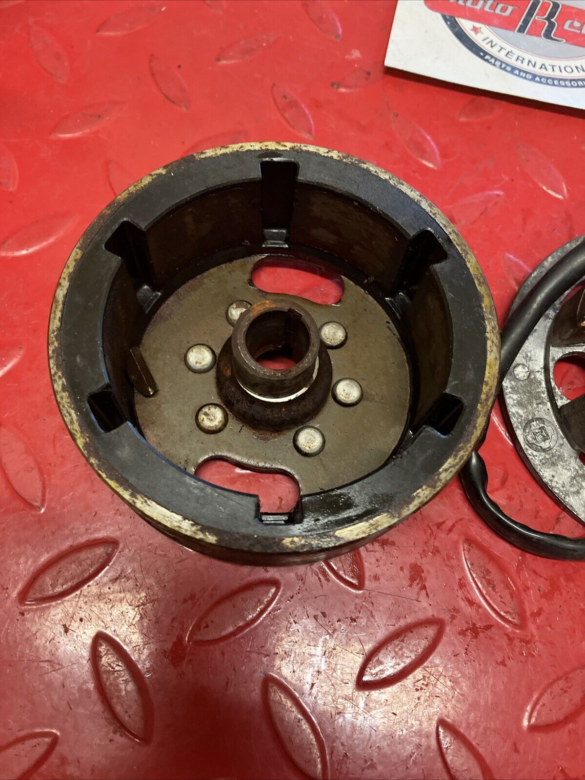 Honda MT125 1975 stator flywheel assy rotor magneto alternator 1974 1976