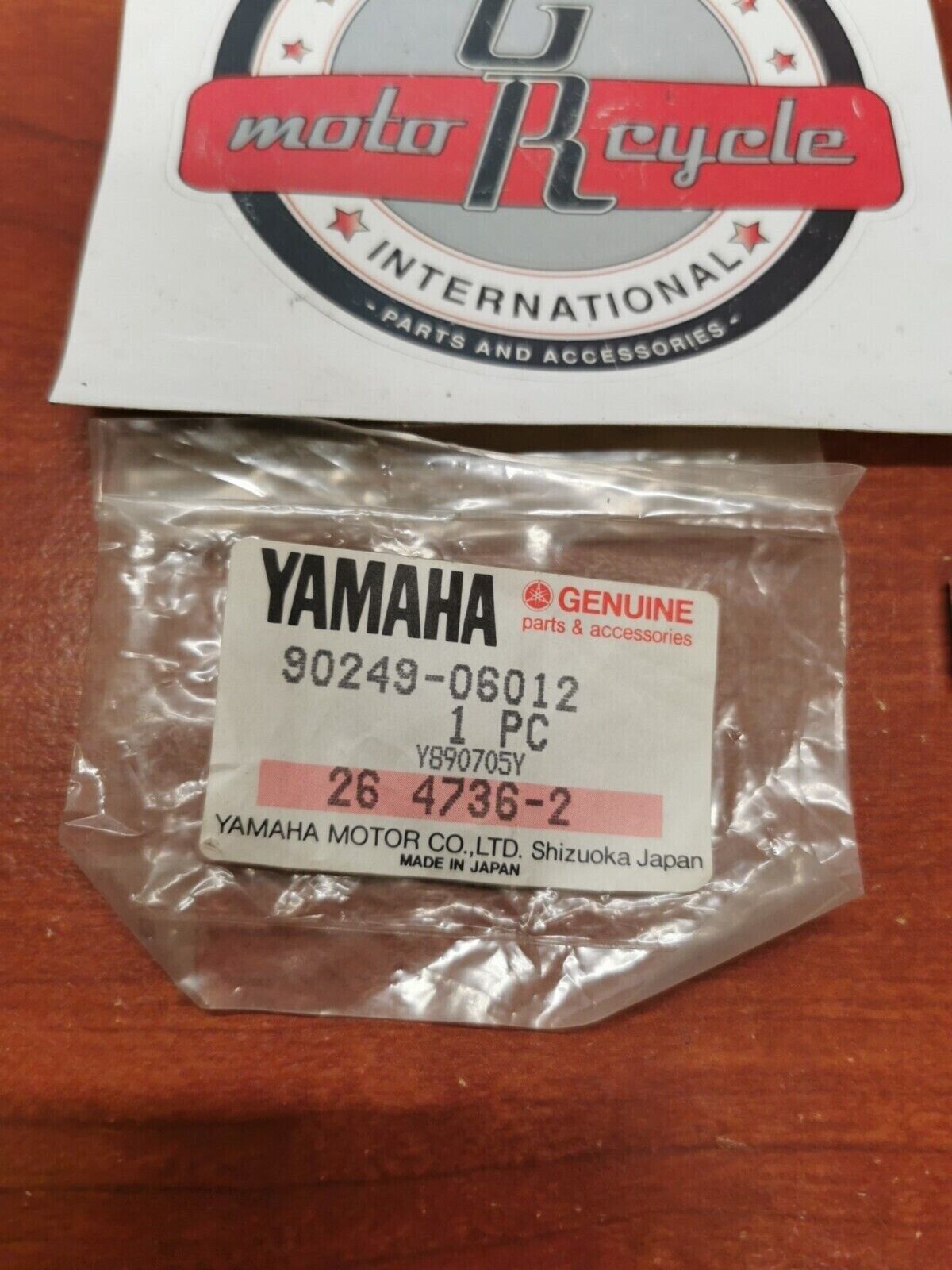NOS Yamaha SXV70 SXV60 BR250 VT600 VT500 ET340 EC340 PIN 90249-06012-00 Y100
