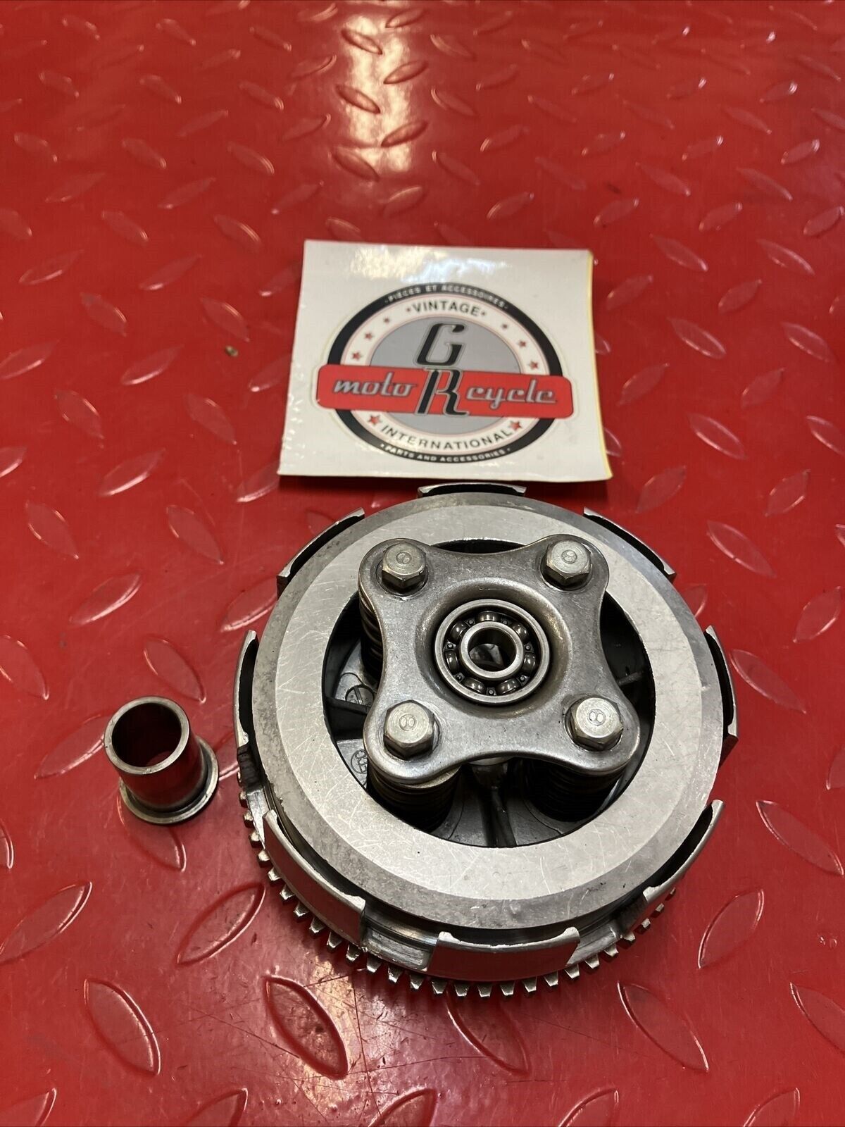 Honda CR80R 1990 complete clutch basket hub pressure plate 22100-GC4-600