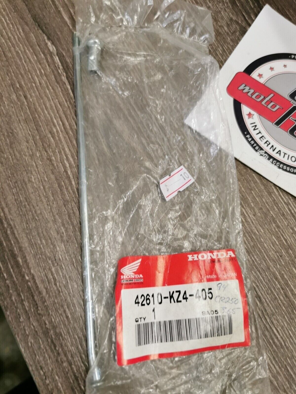 NOS HONDA CR125R CR250R CR500R REAR SPOKE SET A 42610-KZ4-405 H51