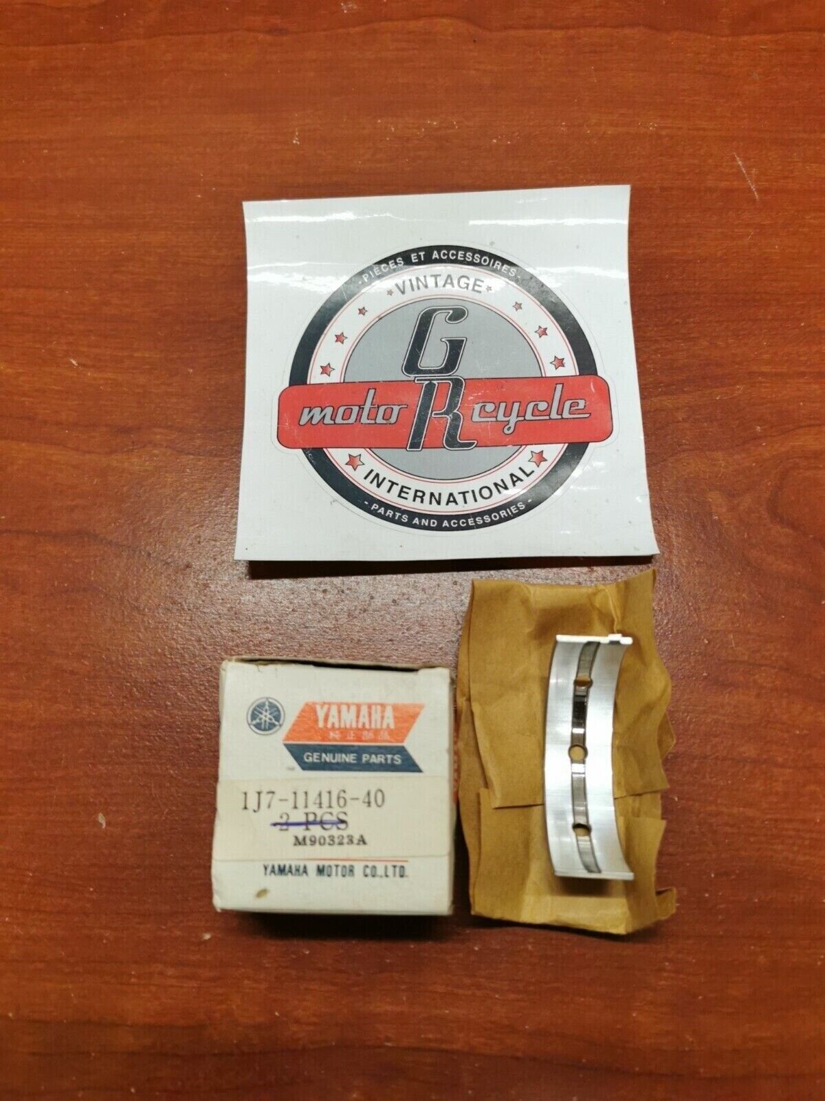 NOS Yamaha XS750 XS850 CRANKSHAFT PLANE BEARING 1J7-11416-40-00 EACH Y97