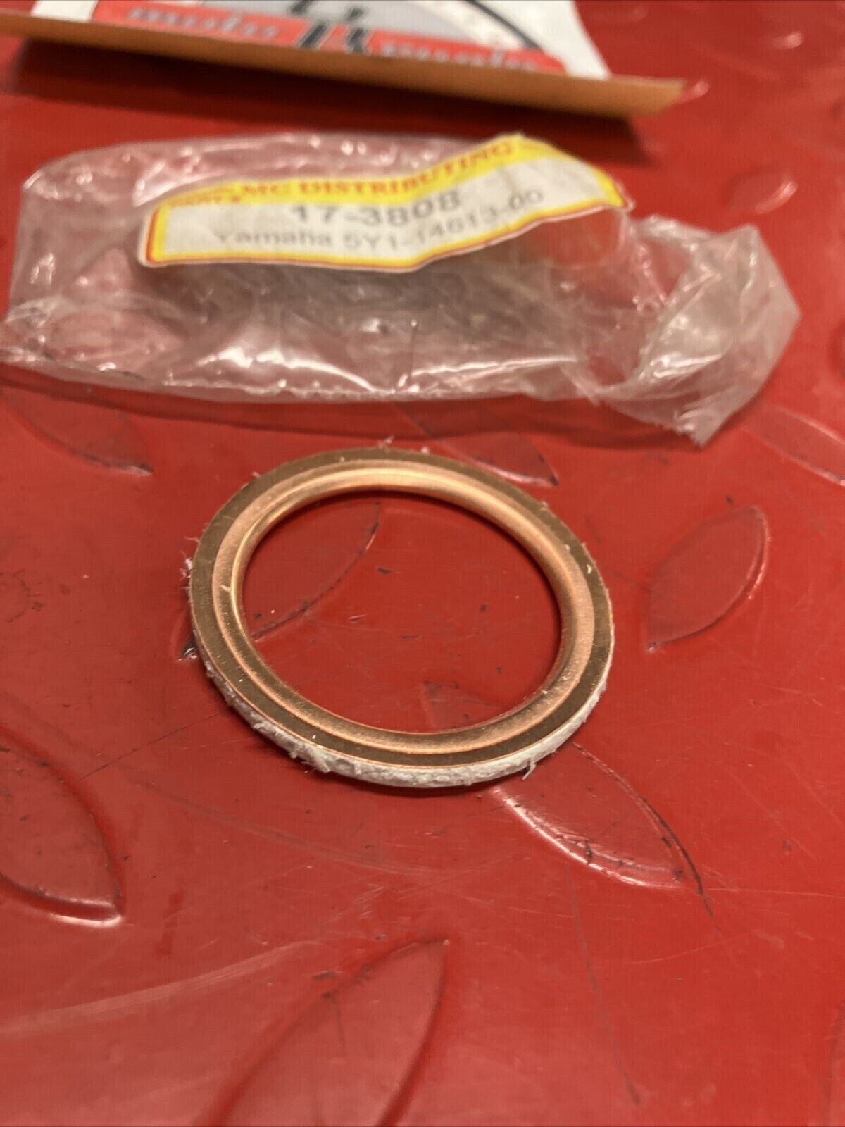 NOS YAMAHA EXHAUST PIPE GASKET 5Y1-14613-00-00 SUB BY 3YF-14613-01-00 Y63