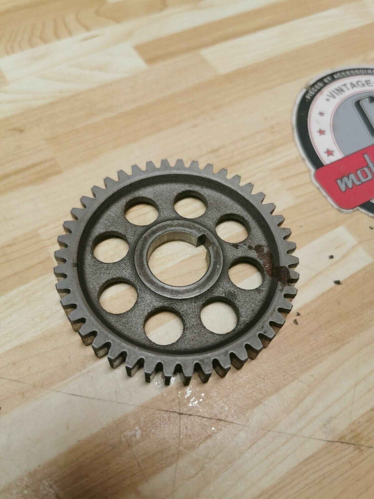 Yamaha DT200 1985 crankshaft counter balancer drive gear