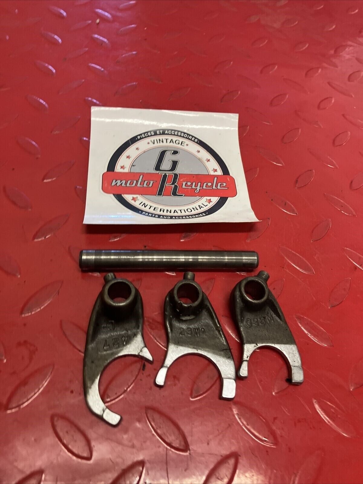 Honda XL200R 1984 transmission gearshift gear shift forks 1983