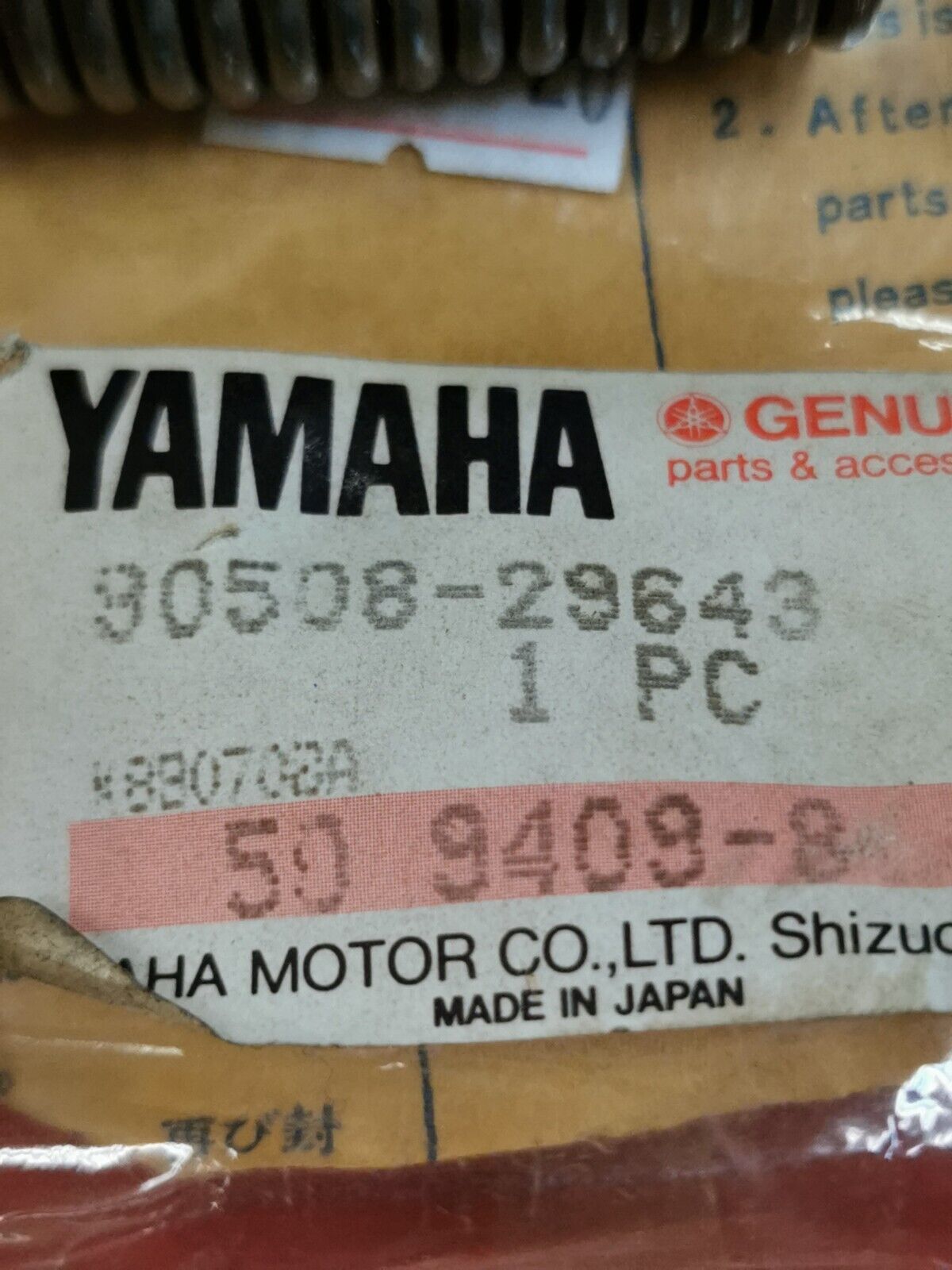 NOS YAMAHA CE50 CG50 CH50 CR50 1986 - 1991 SPRING TORSION 90508-29643 Y30