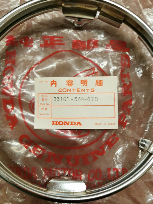 NOS Honda CB360 CB400F CL360 HEADLIGHT RIM 33101-369-670 H63