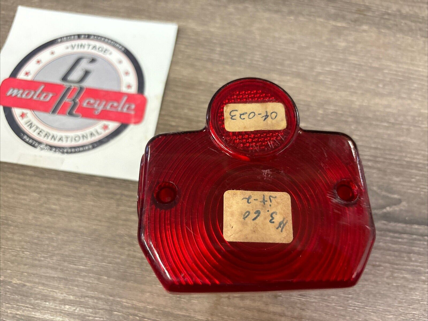 NOS AFTERMARKET MADE IN JAPAN YAMAHA JT2 TAILLIGHT LENS 168-84721-60-00 J62