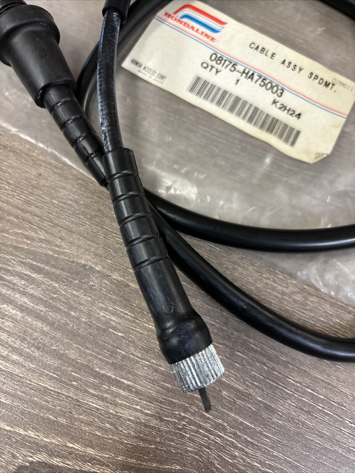 NOS Honda 1986 - 1989 TRX350 SPEEDOMETER CABLE 08175-HA75003 H116