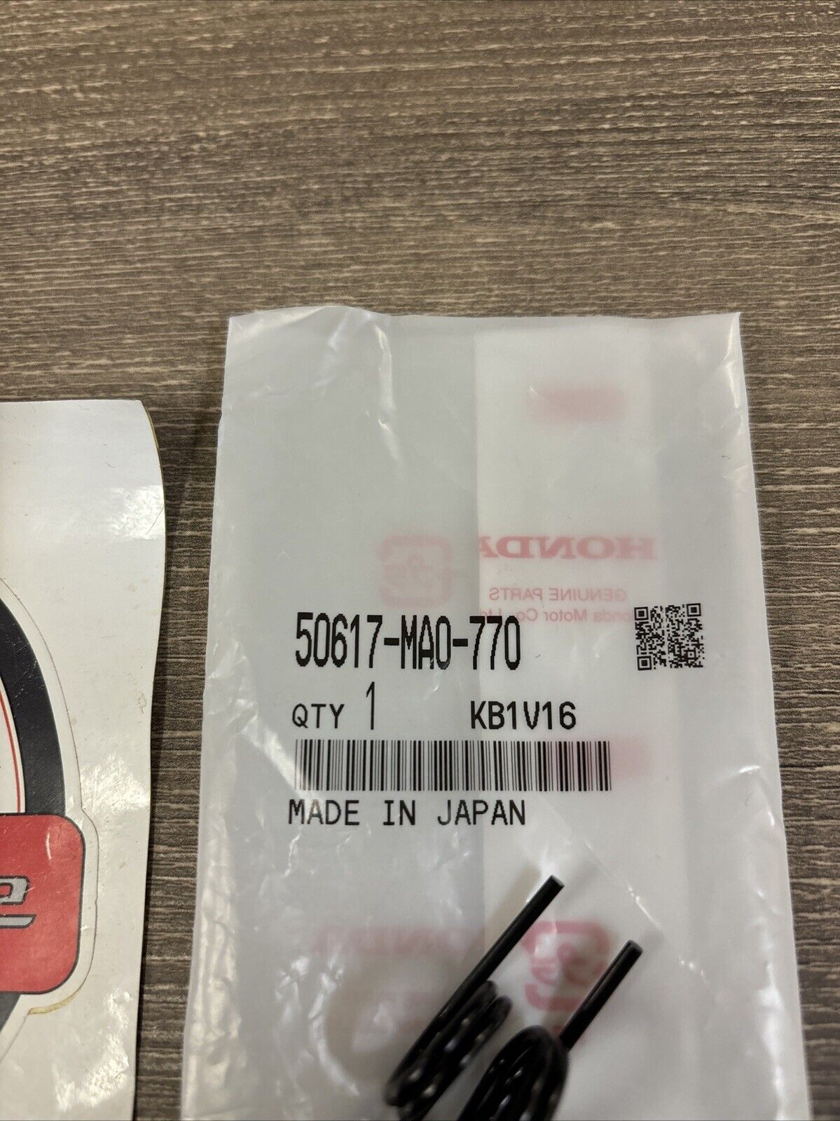 NOS Honda CLR125 CR125R CR250R CR480R STEP RETURN SPRING 50617-MA0-770 H159