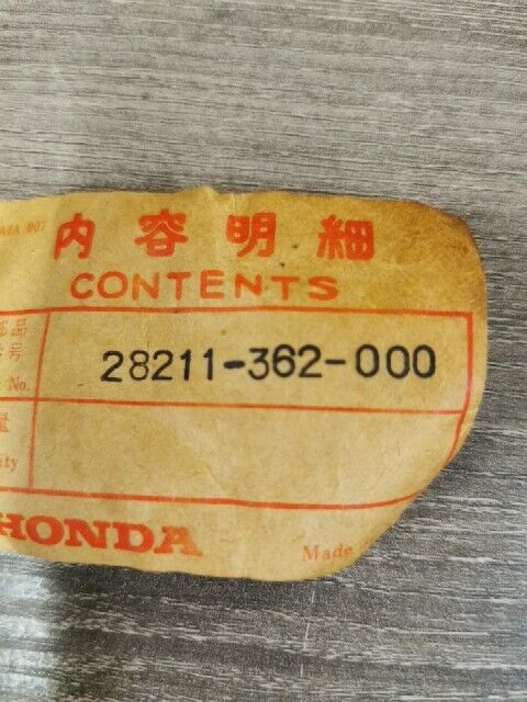 NOS HONDA XL175 1973 - 1978 PINION KICK STARTER 28211-362-000 H81