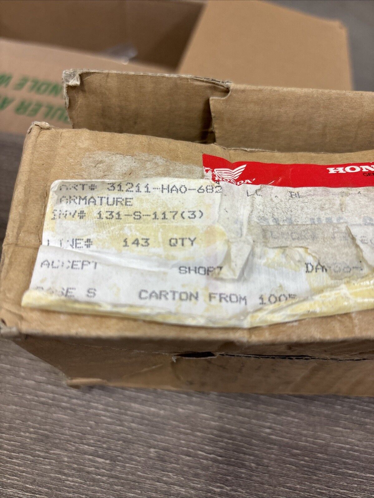 NOS Honda ATC250 TRX250 STARTER MOTOR ARMATURE 31211-HA0-682 H116