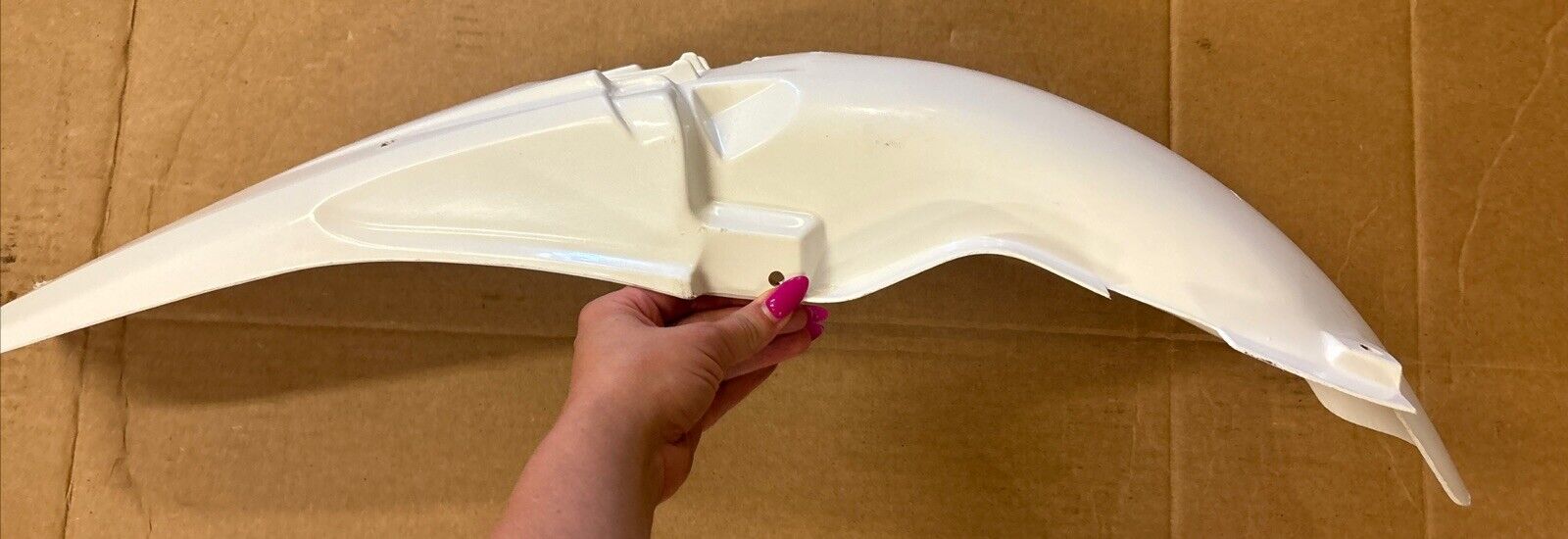 UFO PLAST 1996 - 2001 YZ125 YZ250 REAR FENDER WHITE YA02897-046