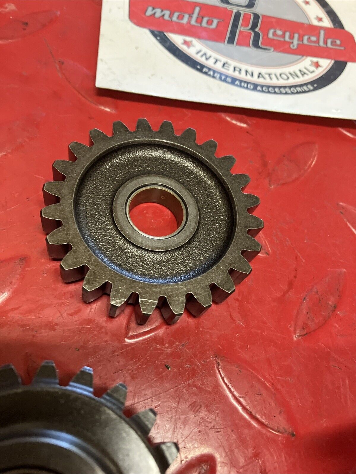 Honda MT125 1975 Kickstarter kick starter spindle gear shaft 1974 1976 CR125M