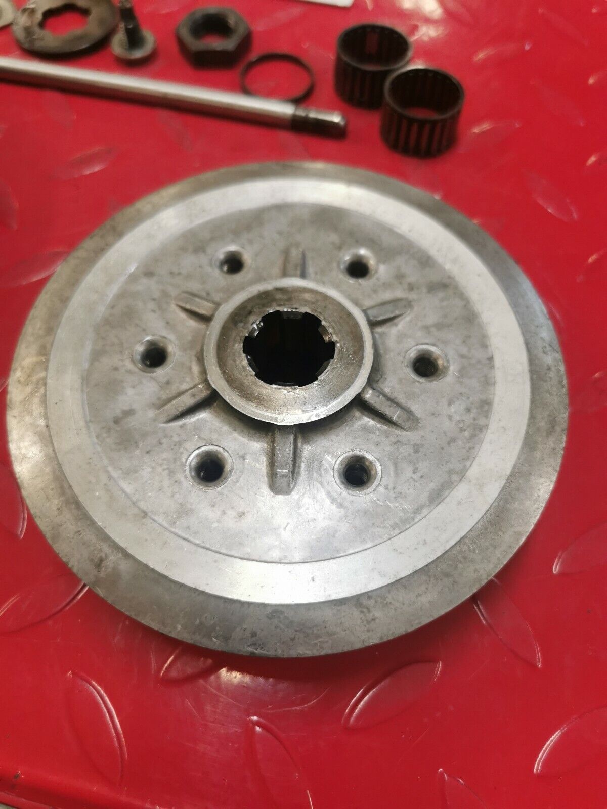 Honda MR250 1976 clutch hub pressure plate MT250 CR250M 22120-357-020