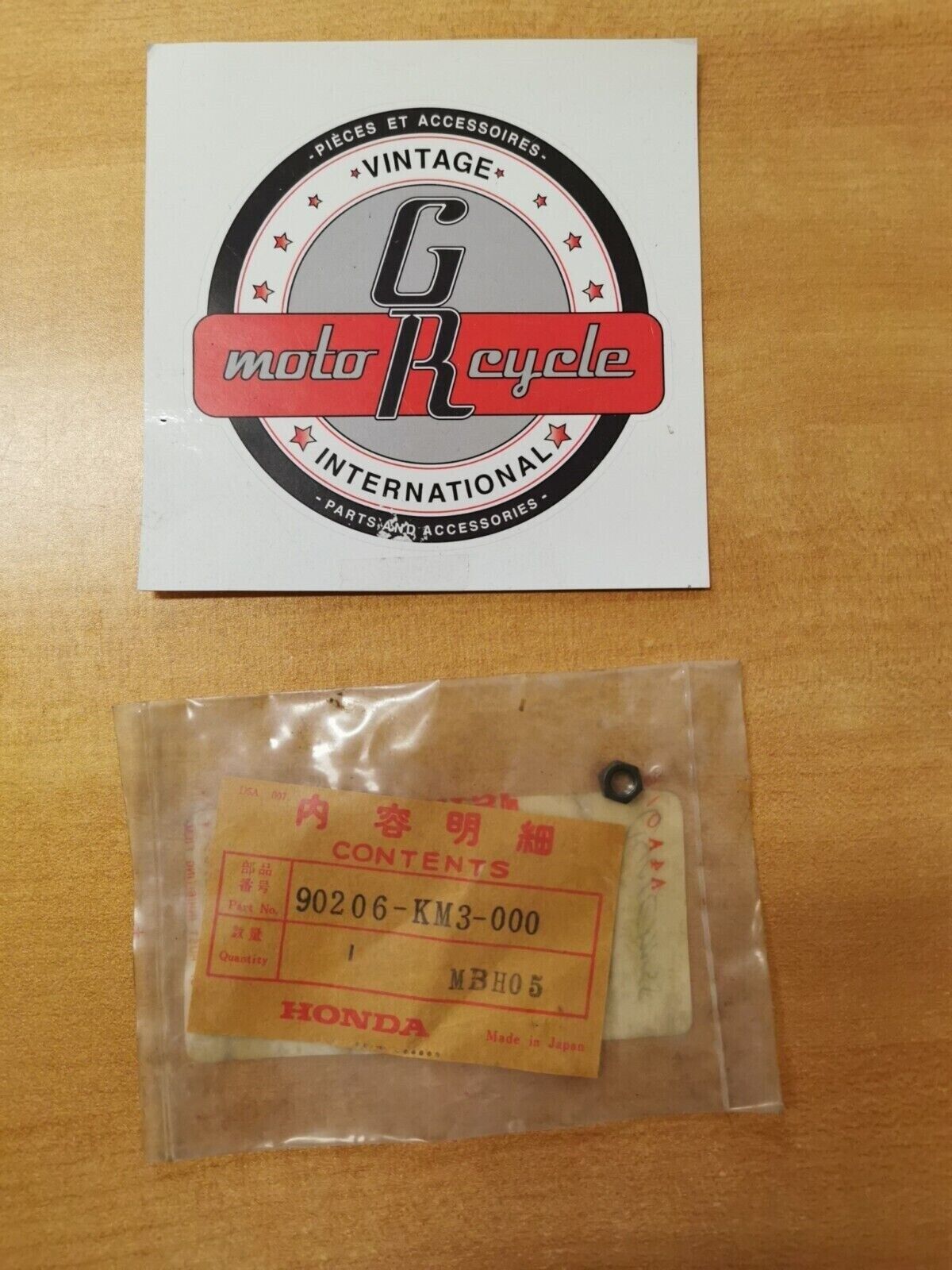 NOS Honda CB200 XL250 VF500 VTR250 TAPPET ADJUSTING NUT 90206-KM3-000 H26