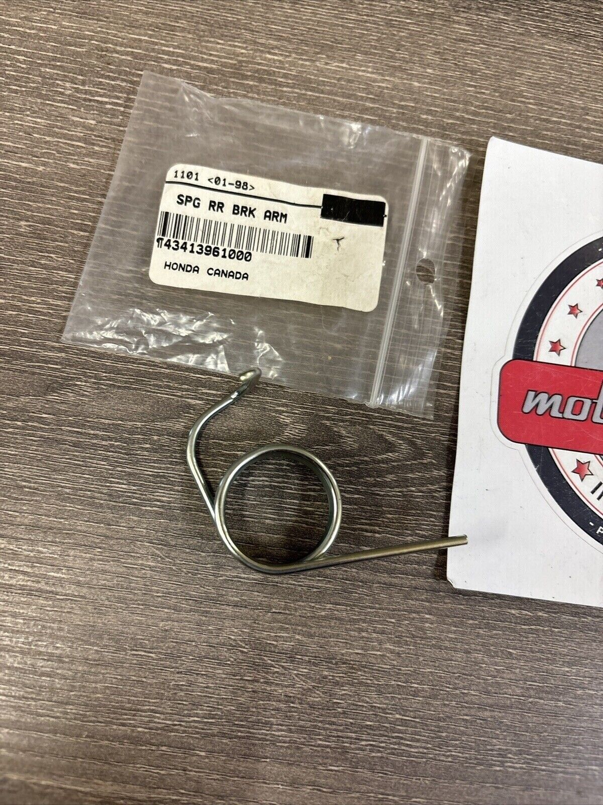 NOS Honda 1981 ATC250R REAR BRAKE ARM RETURN SPRING 43413-961-000 H121