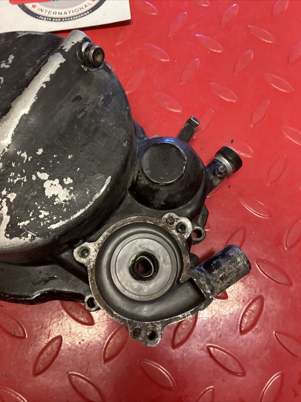 Kawasaki KX125 1987 Right crankcase clutch cover 1985 1986