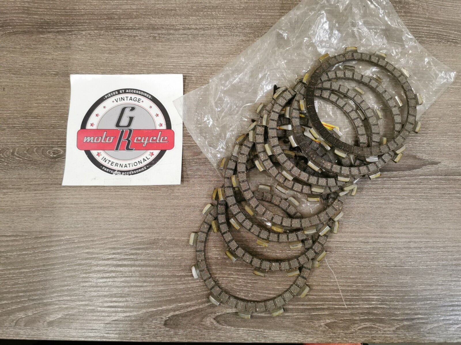 NOS Yamaha FZR400  FZR400S FZ400 Clutch Plate QTY 8   39-1235 J25