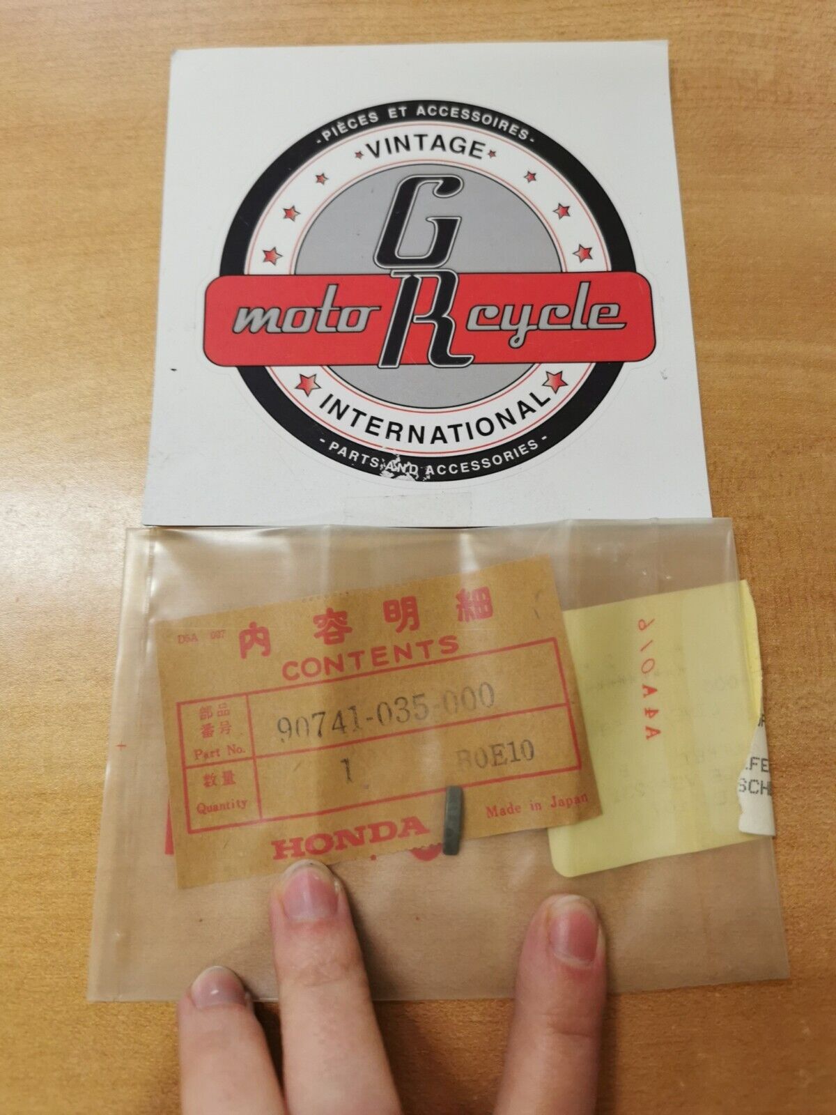 NEW NOS Honda ATC70 NA50 EZ90 CL70 SA50 CH80 SE50 WOODRUFF KEY 90741-035-000 H27
