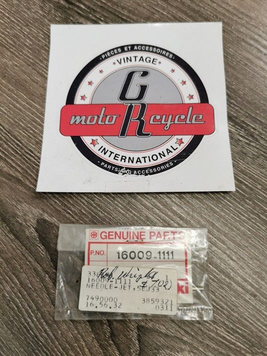 NOS KAWASAKI KX80 1981 1982 NEEDLE JET 16009-1111 K29